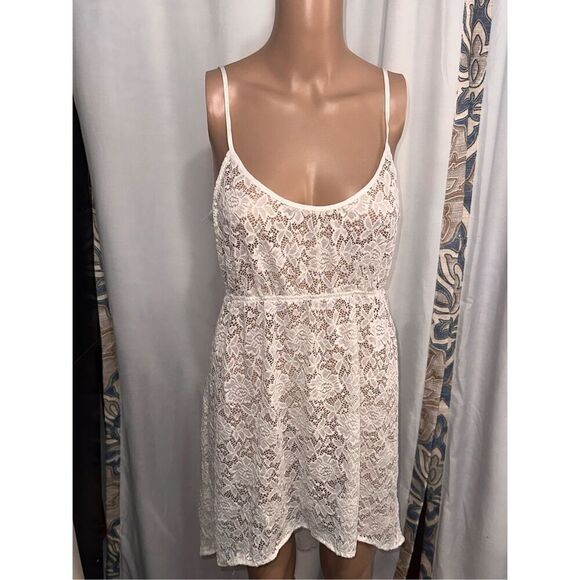 New with tags INC SS SIDE SPLIT SHEER FLORAL COVER UP BLACK/BLUE COMBO S - NEW w - Picture 1 of 5